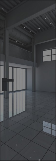 Межкомнатная дверь 1AGK Зеркало Grey
