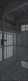 Межкомнатная дверь 1AGK Зеркало Grey
