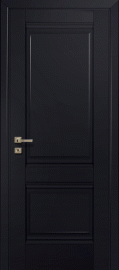 Межкомнатная дверь 1U, Черный Seidenmatt