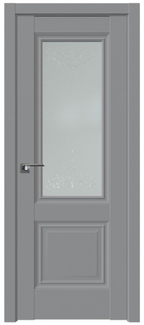 Межкомнатная дверь 2.37U, стекло "Франческо", манхеттен