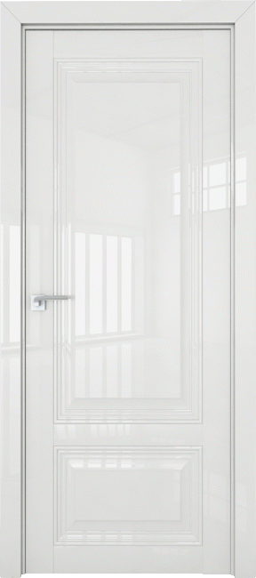 Межкомнатная дверь 2.102L, белый люкс