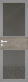 Межкомнатная дверь 5AGK Планибель графит, серый прокрас