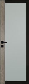 Межкомнатная дверь 6AGK Мателюкс, черный прокрас