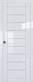 Межкомнатная дверь 73L, белый люкс