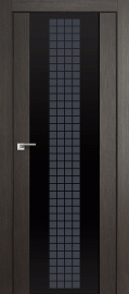 Межкомнатная дверь "8X", стекло Futura, грей мелинга
