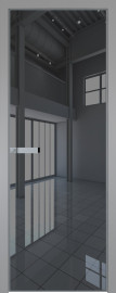 Межкомнатная дверь 1AGN Зеркало Grey