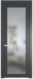 Межкомнатная дверь 1.1.2PD, Графит