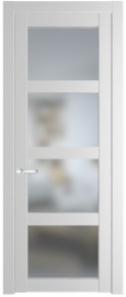 Межкомнатная дверь 1.4.2PD, Крем Вайт