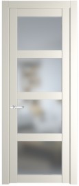 Межкомнатная дверь 1.4.2PD, Перламутр белый