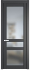 Межкомнатная дверь 1.5.2PD, Графит