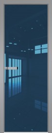 Межкомнатная дверь 1AGN стекло Зеркало Blue