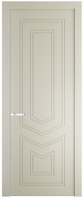 Межкомнатная дверь 29PA, серебряный профиль