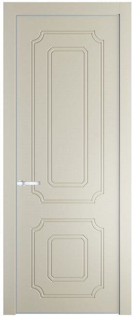 Межкомнатная дверь 31PA, серебряный профиль