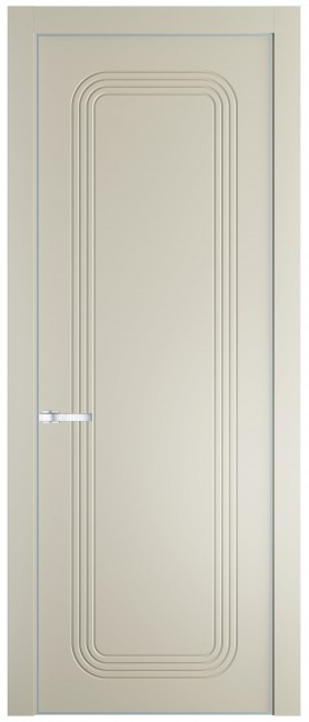 Межкомнатная дверь 33PA, серебряный профиль