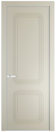 Межкомнатная дверь 35PA, серебряный профиль