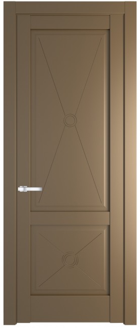 Межкомнатная дверь 1.2.1PM, Перламутр золото
