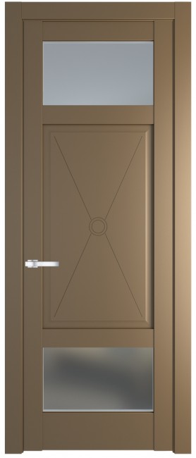 Межкомнатная дверь 1.3.2PM, Перламутр золото